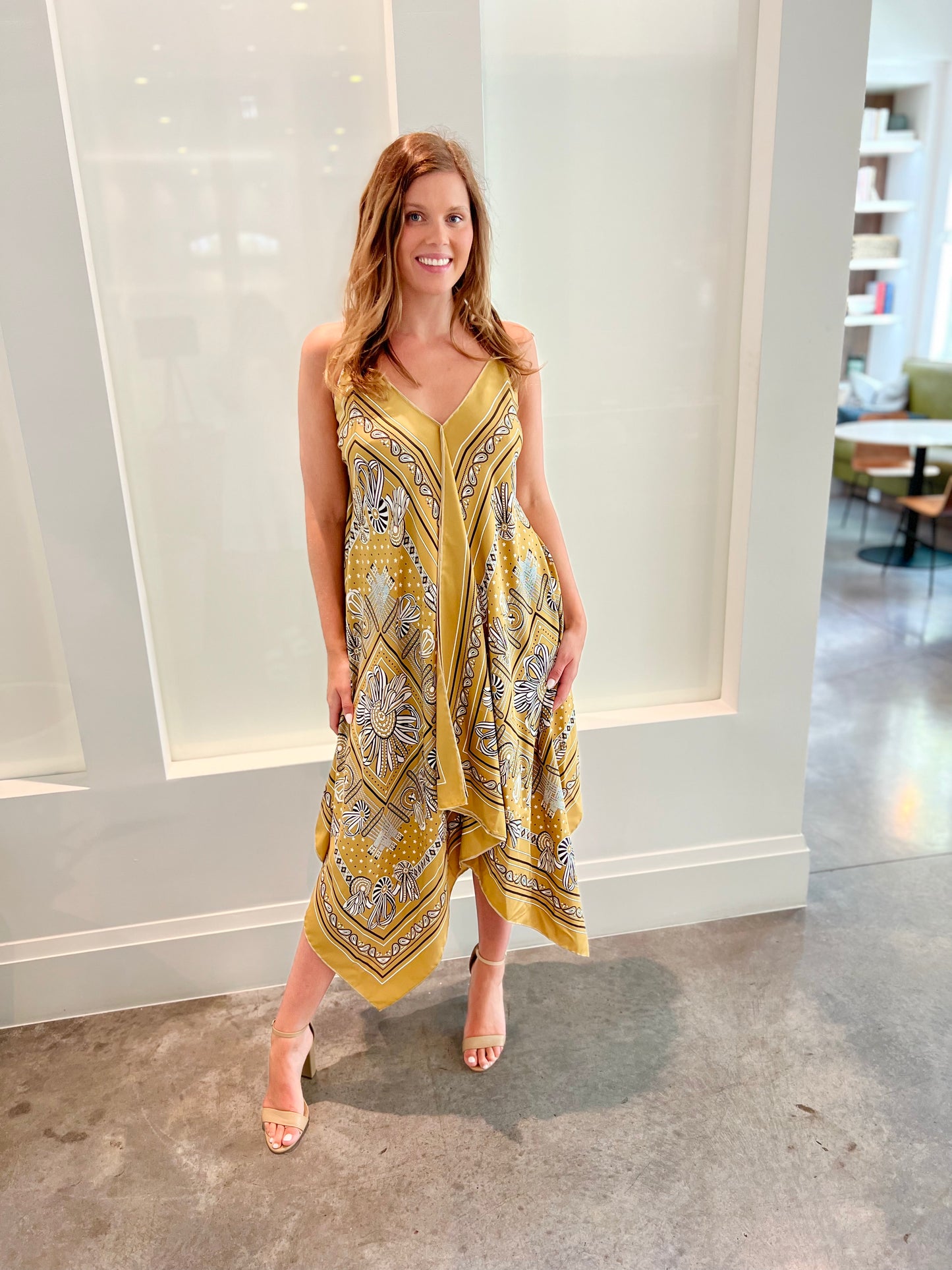 Silk Dress / Gold Silk