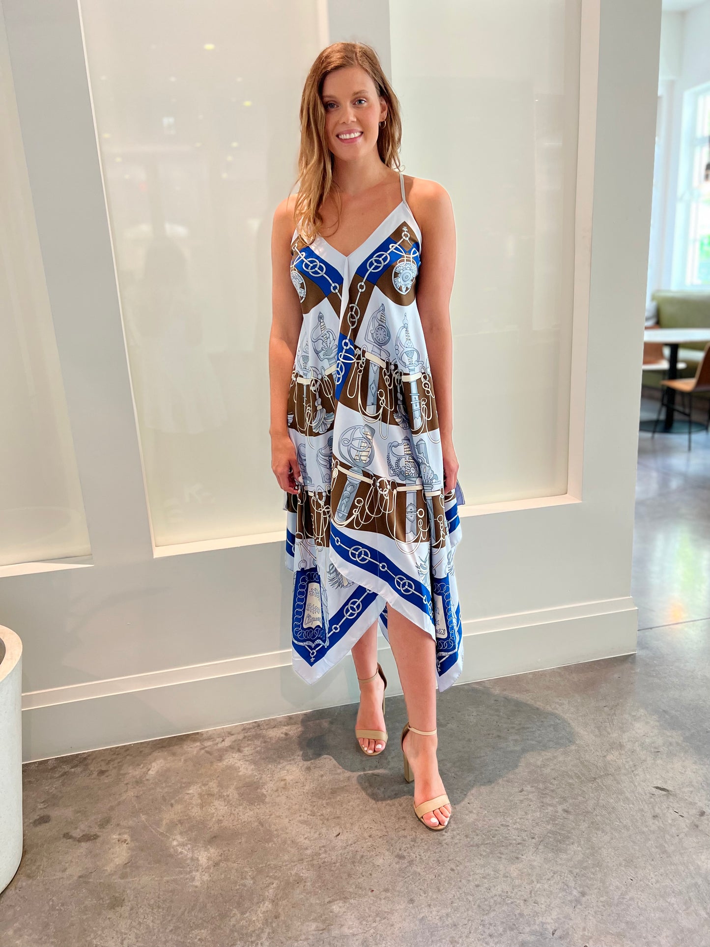 Silk Dress / Elegant Blue - Stacy Bradley Design