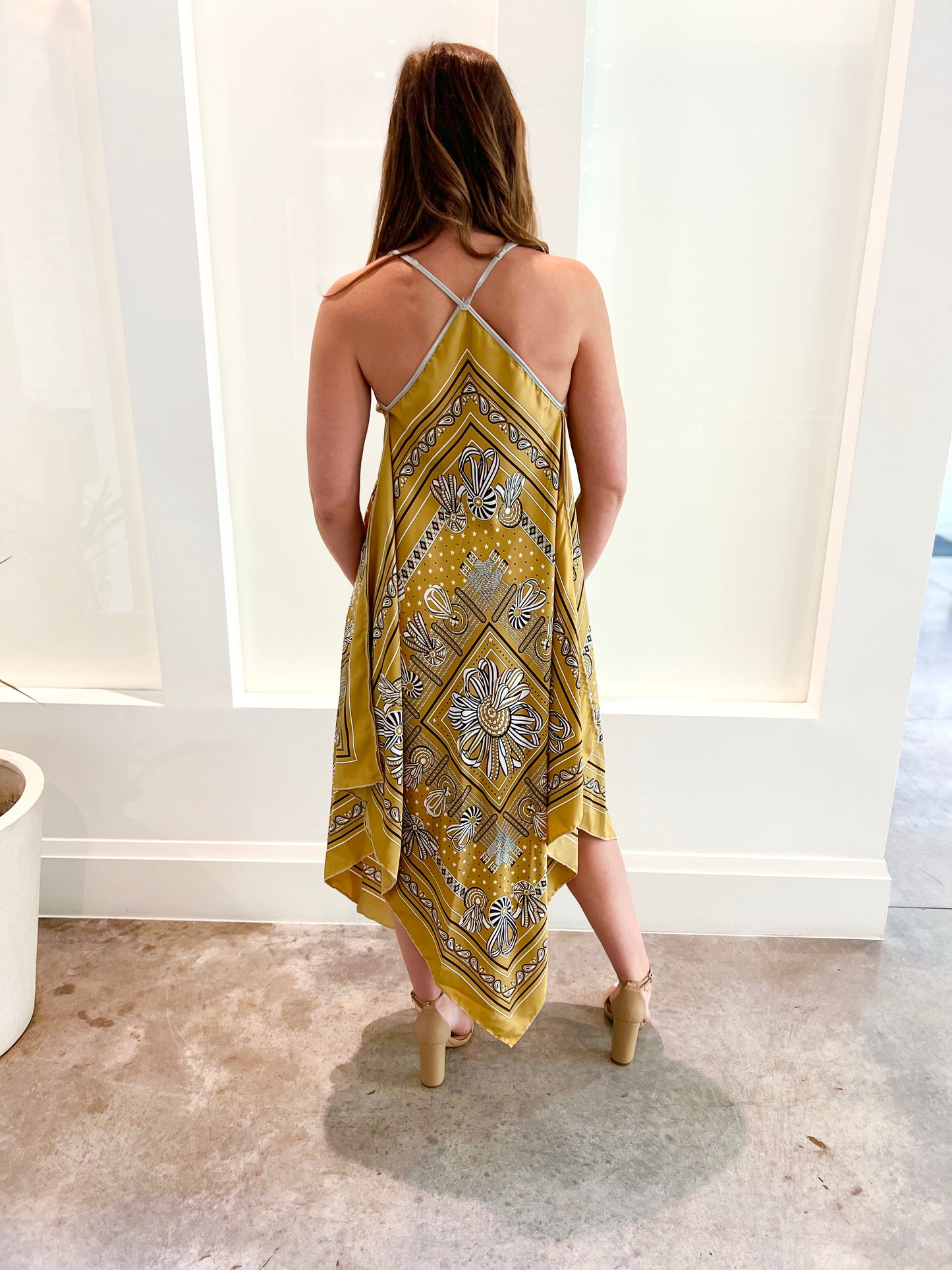 Silk Dress / Gold Silk