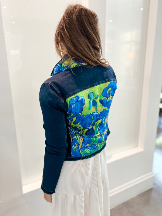 The Dark Denim Jacket / Blue Iris - Stacy Bradley Design