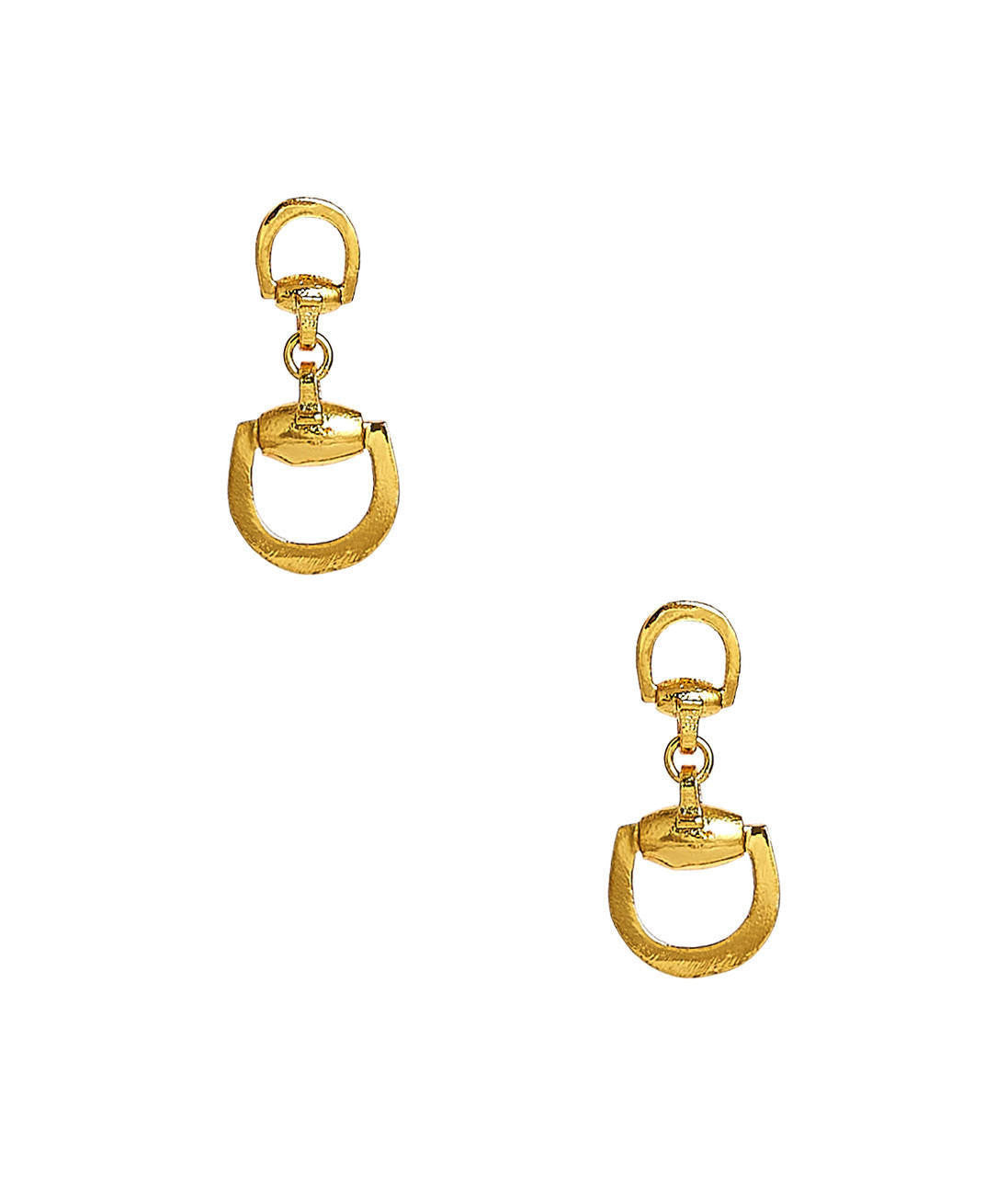 Mini Horsebit - Gold Earring - Stacy Bradley Design
