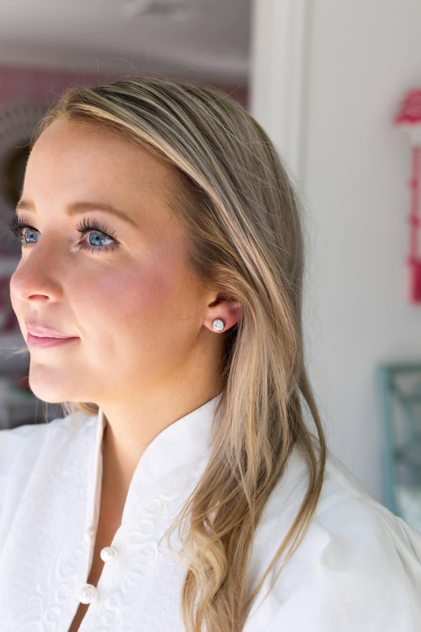 The Baby Bezel Stud - Amy Littleson Collection - Stacy Bradley Design