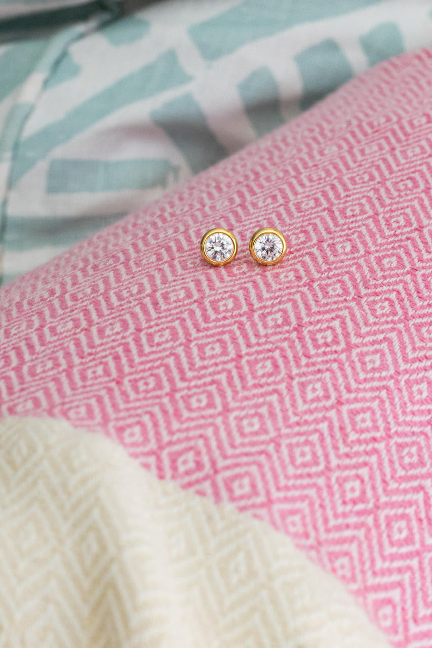 The Baby Bezel Stud - Amy Littleson Collection - Stacy Bradley Design