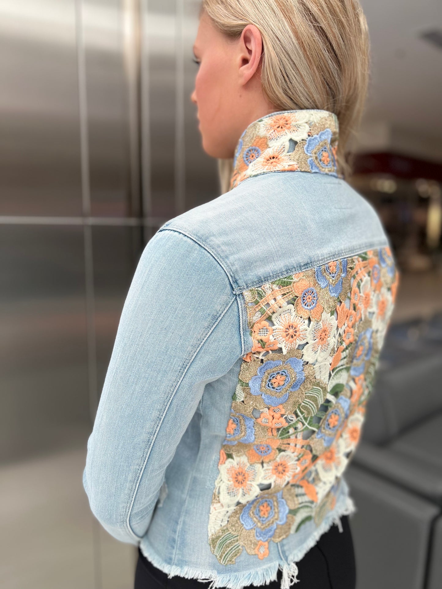 The Light Denim Jacket / Lavish Lace / Wholesale - Stacy Bradley Design