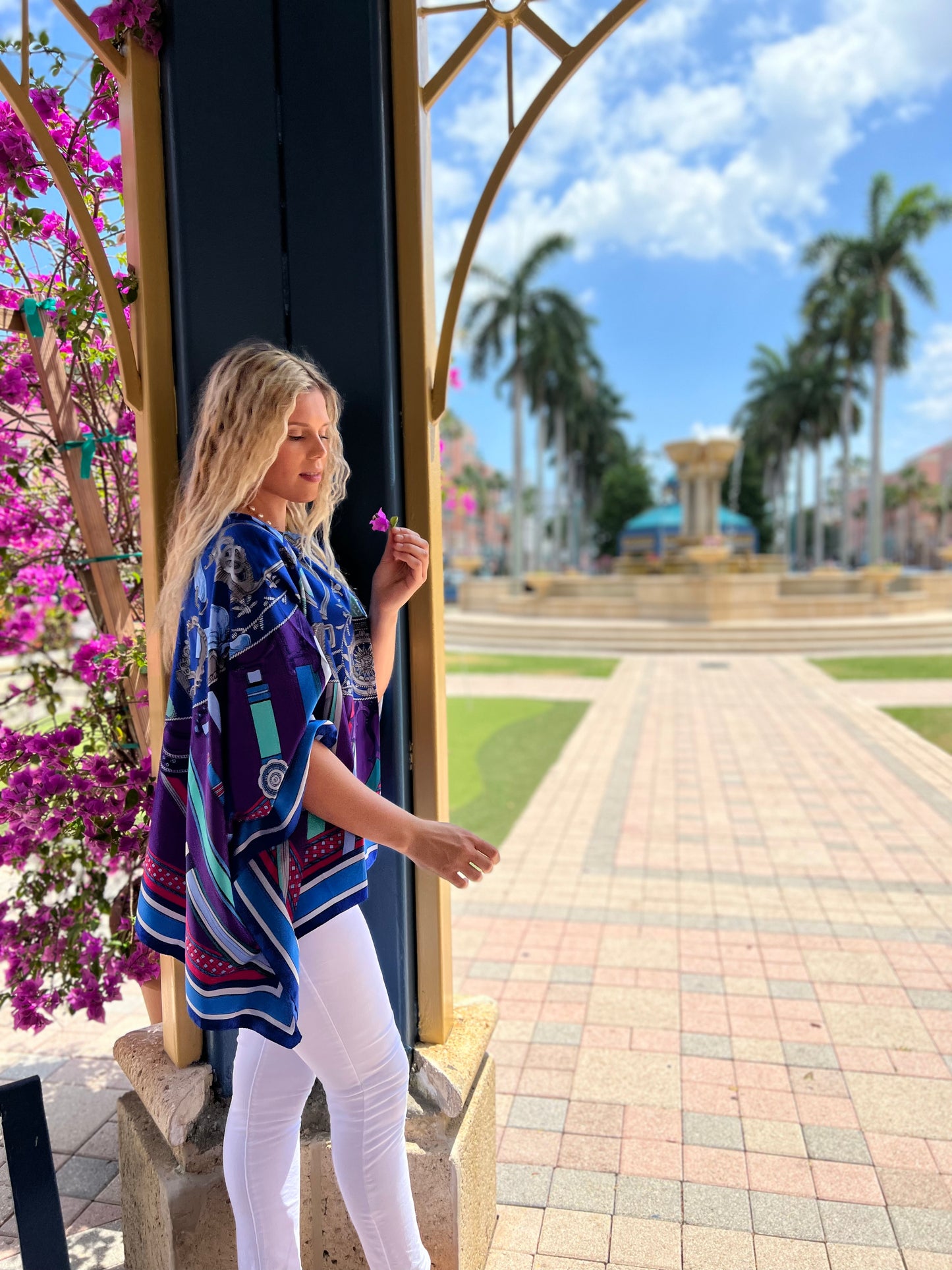 Tunic Purple and Blue/ Wholesale - Stacy Bradley Design