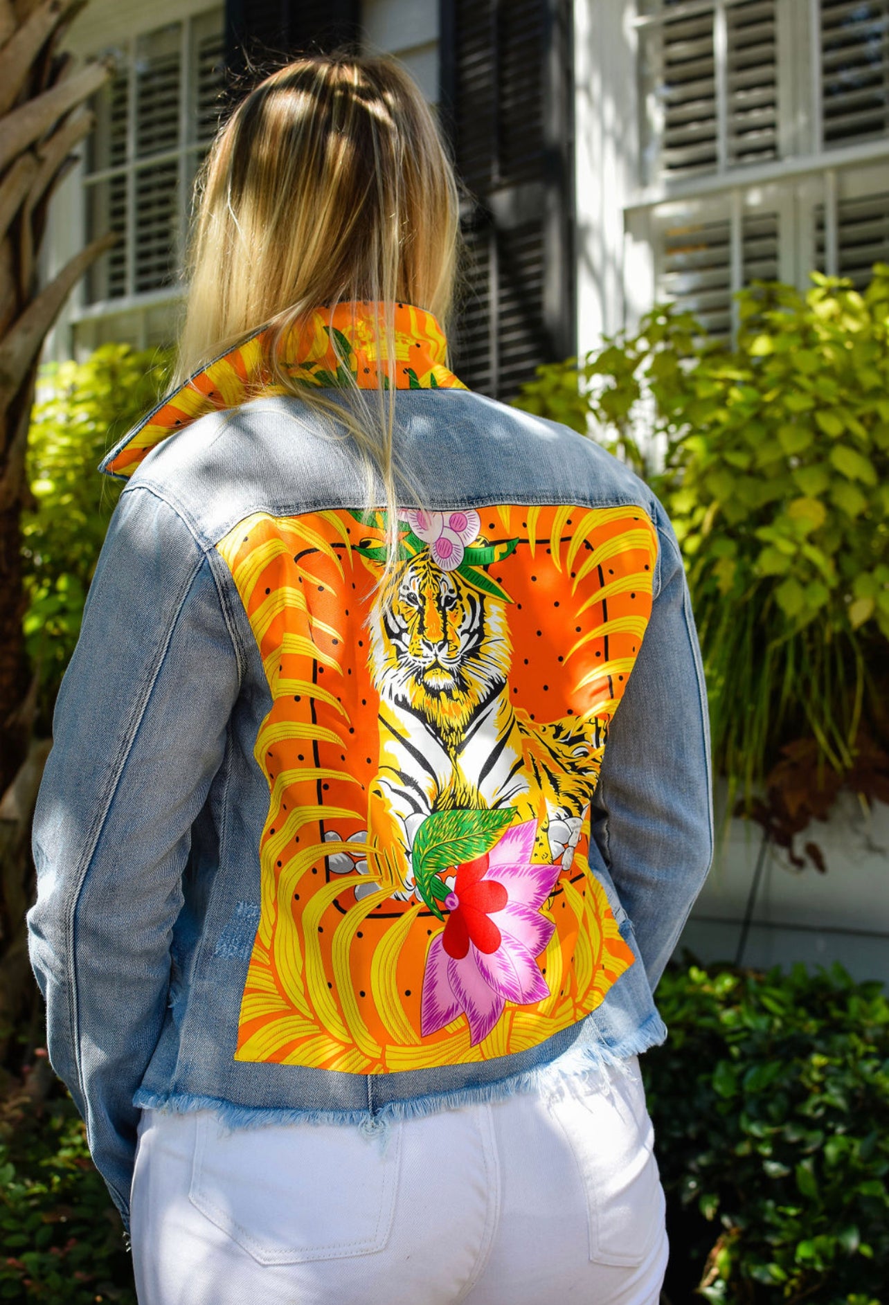 The Light Denim Jacket / Orange Tiger / Wholesale - Stacy Bradley Design