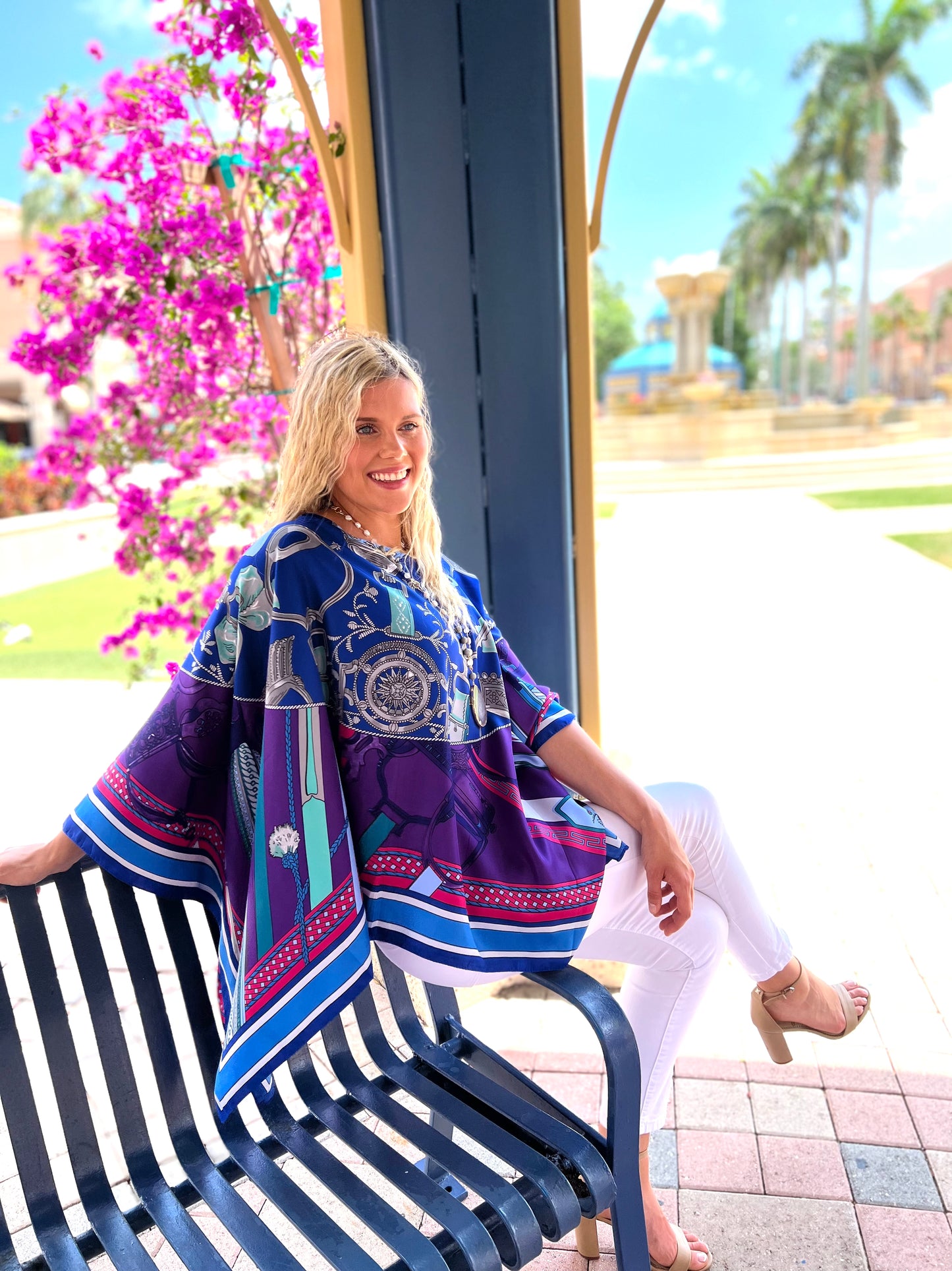 Tunic Purple and Blue/ Wholesale - Stacy Bradley Design