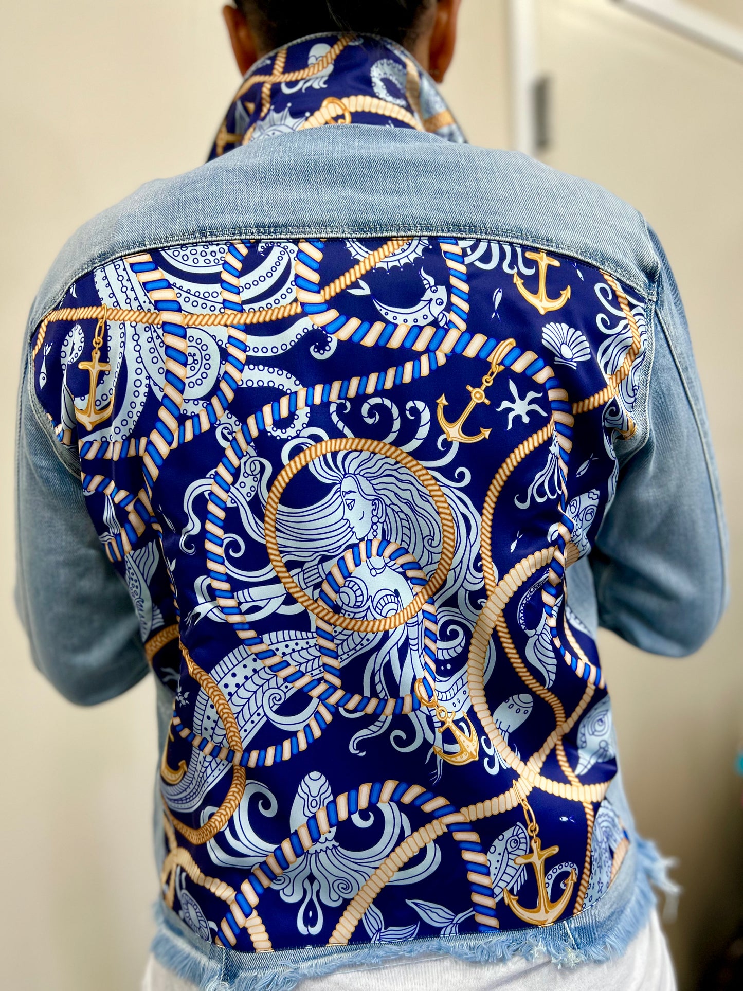 The Light Denim Jacket / Mermaid Love / Wholesale - Stacy Bradley Design