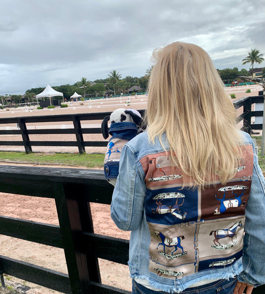 The Light Denim Jacket / Designer Horse - Stacy Bradley Design