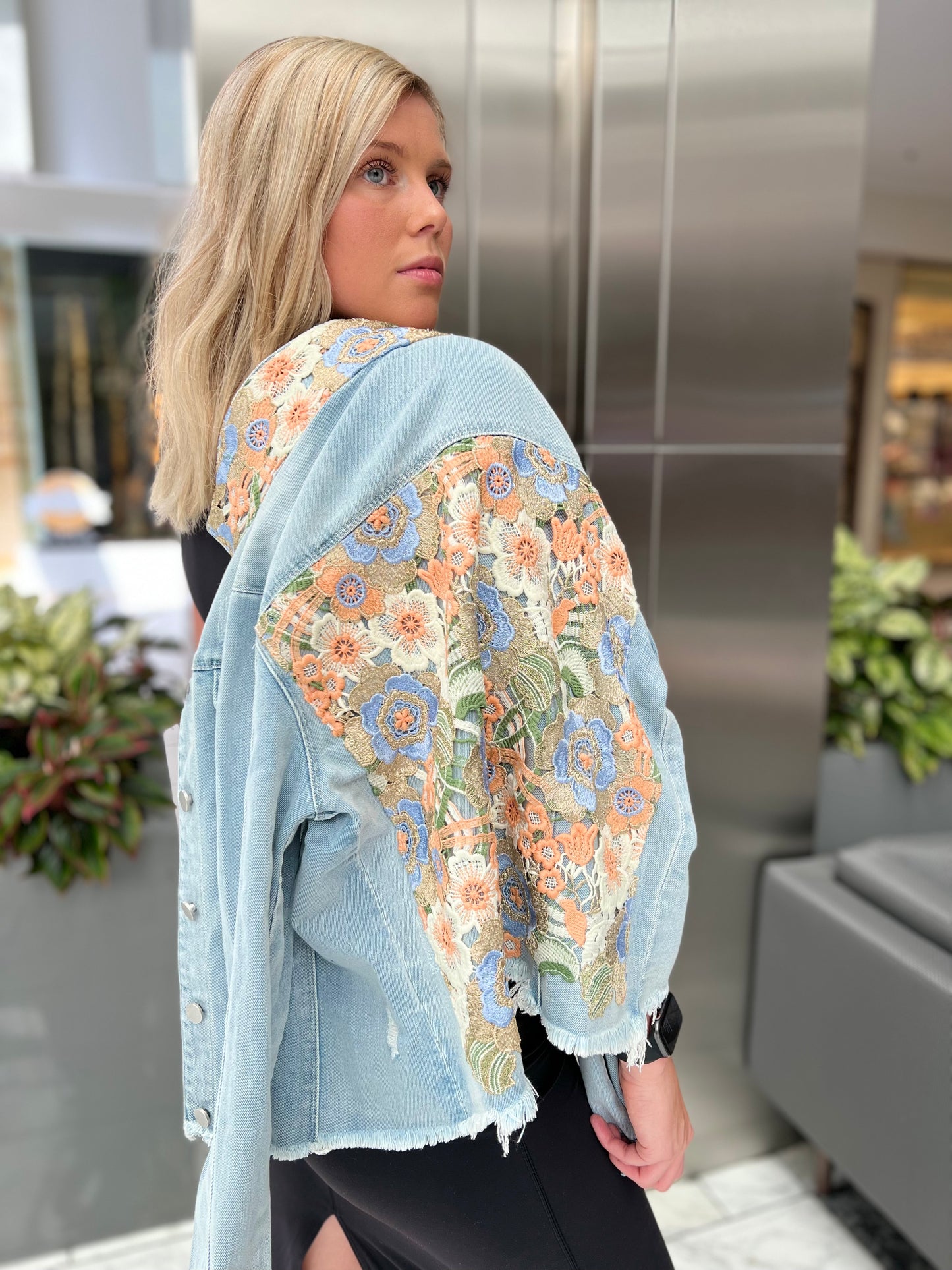 The Light Denim Jacket / Lavish Lace / Wholesale - Stacy Bradley Design