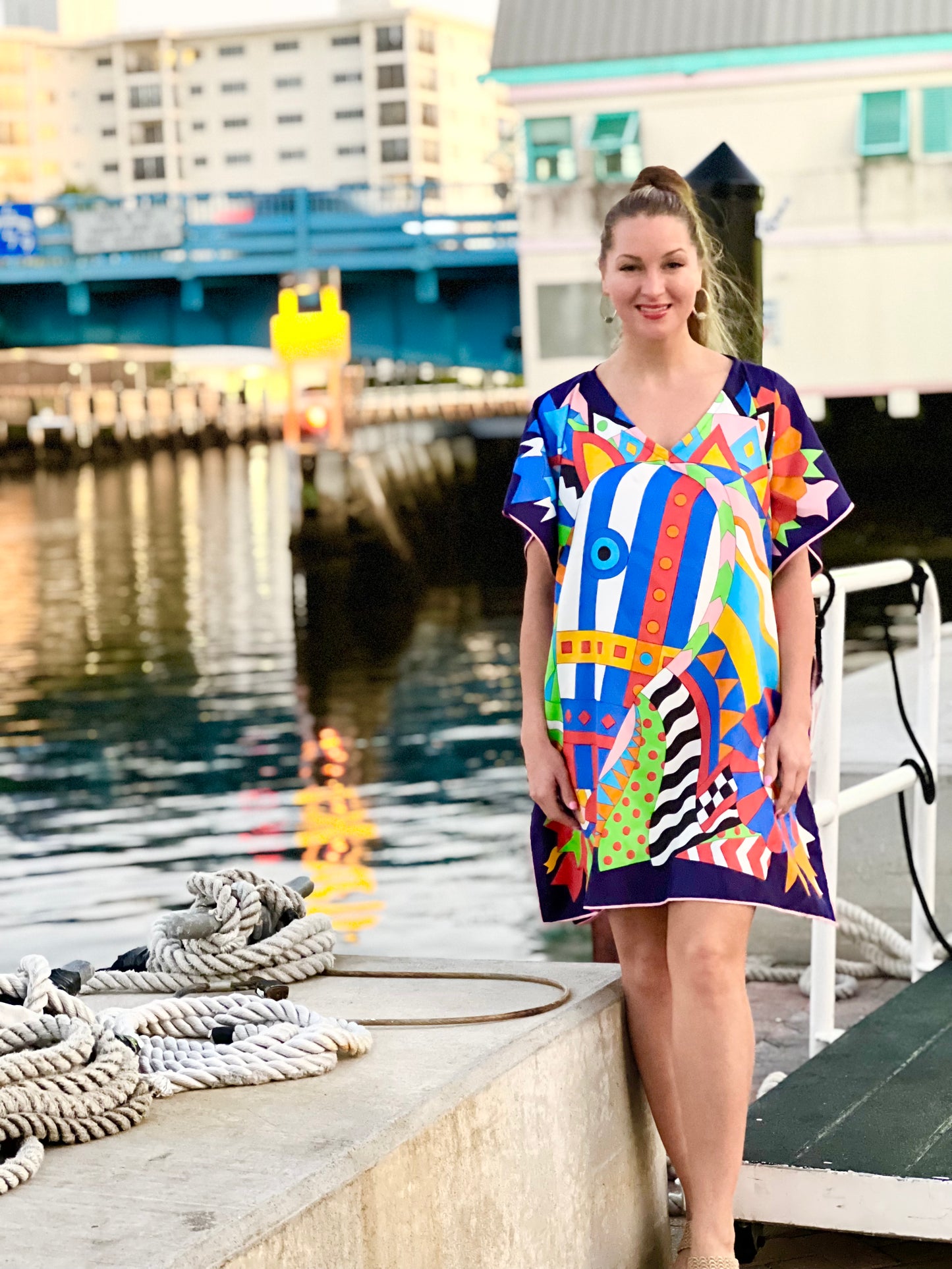 Caftan Colorful Horse /wholesale - Stacy Bradley Design