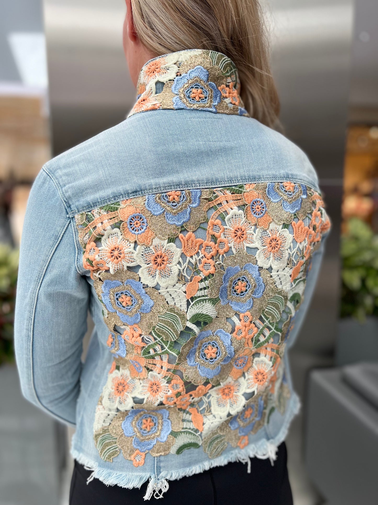 The Light Denim Jacket / Lavish Lace / Wholesale - Stacy Bradley Design