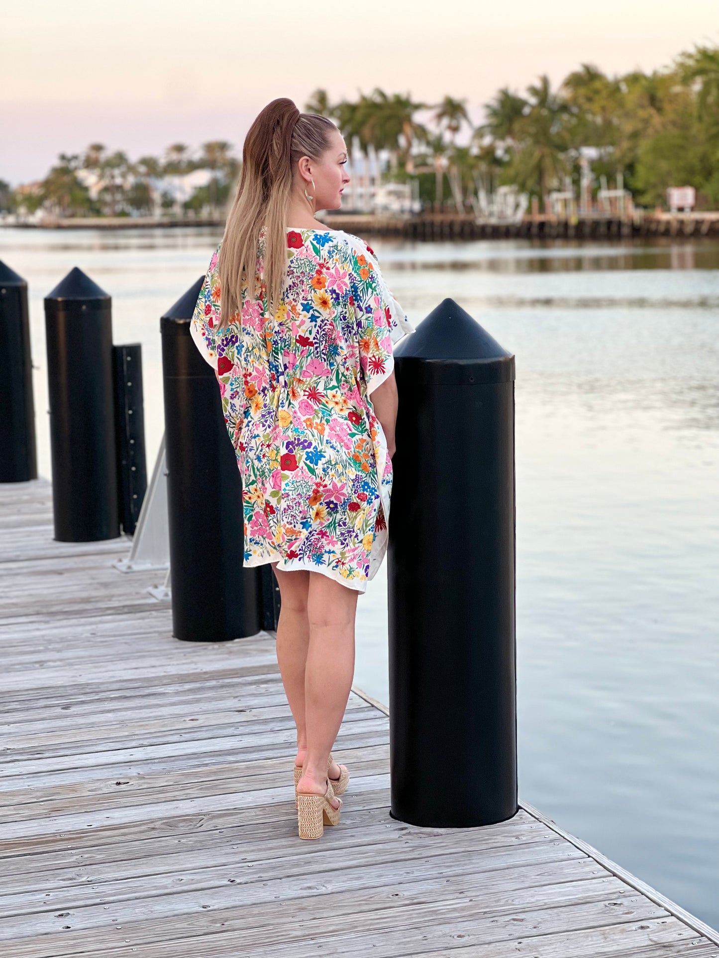 Caftan / Field of Flowers /Wholesale - Stacy Bradley Design