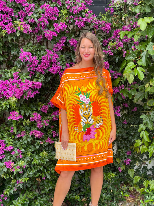 Caftan Orange Lion / Wholesale - Stacy Bradley Design