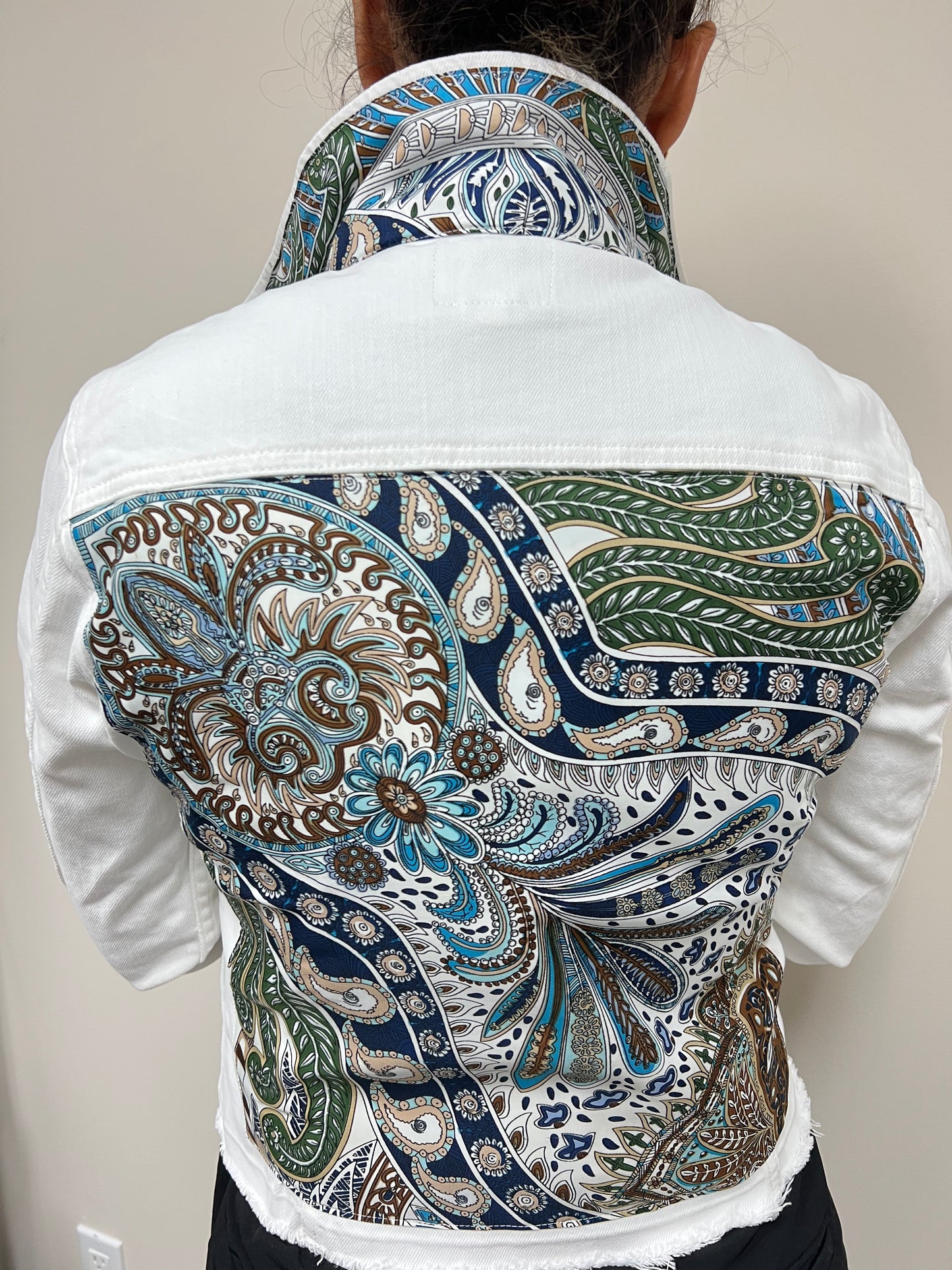 The White Denim Jacket / Lots of Fun Colors - Stacy Bradley Design