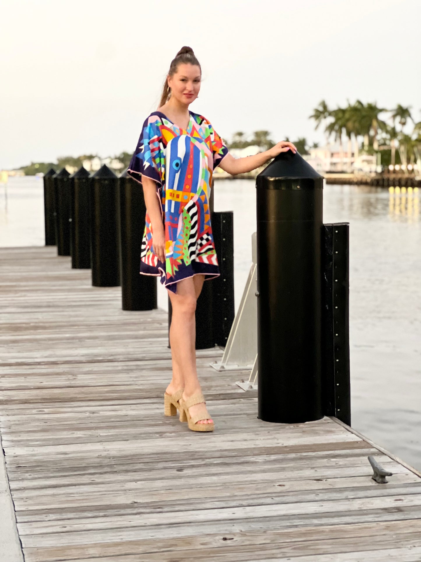 Caftan Colorful Horse /wholesale - Stacy Bradley Design