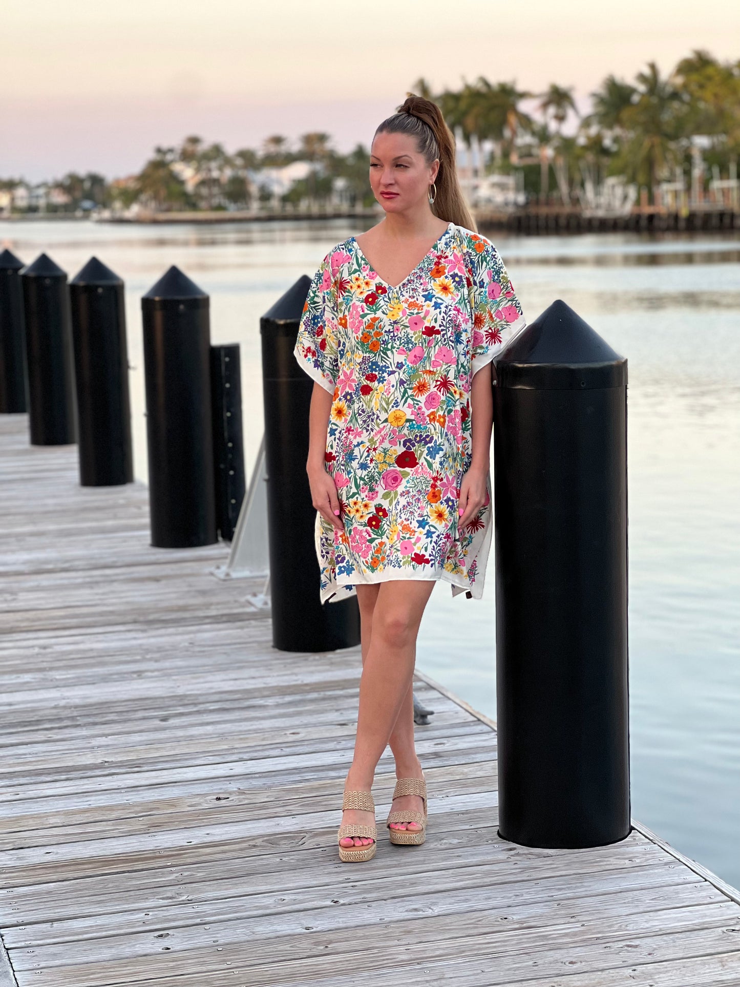 Caftan / Field of Flowers /Wholesale - Stacy Bradley Design