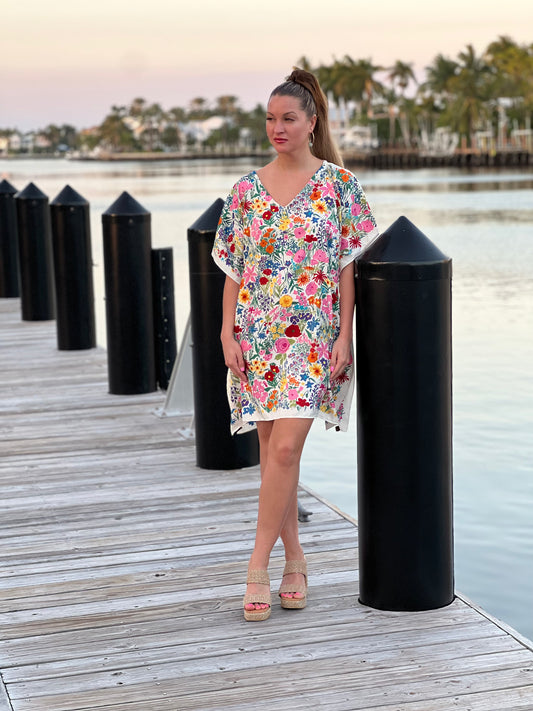 Caftan / Field  of Flowers /Wholesale - Stacy Bradley Design