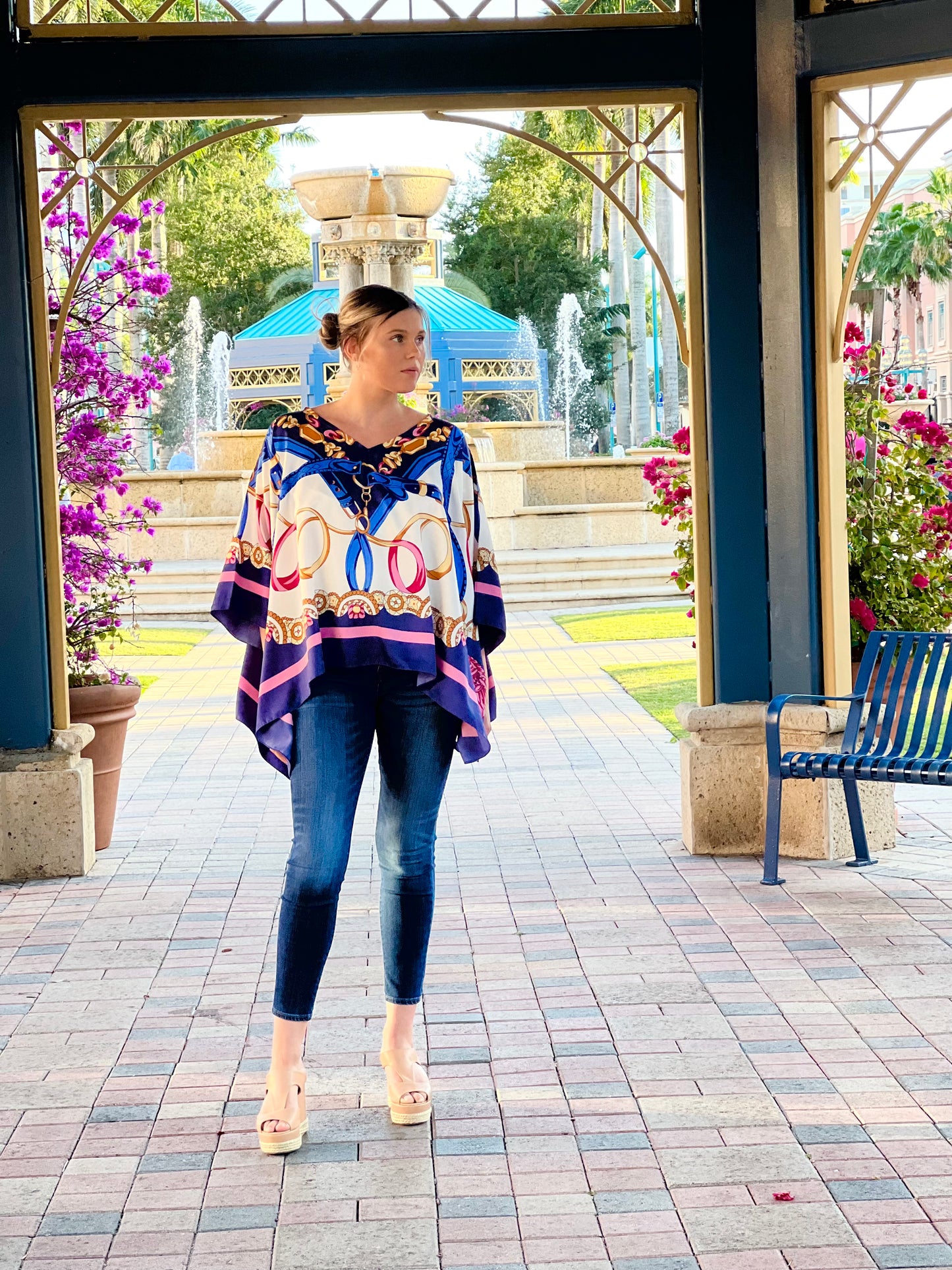 Tunic / Blue Straps / Wholesale - Stacy Bradley Design