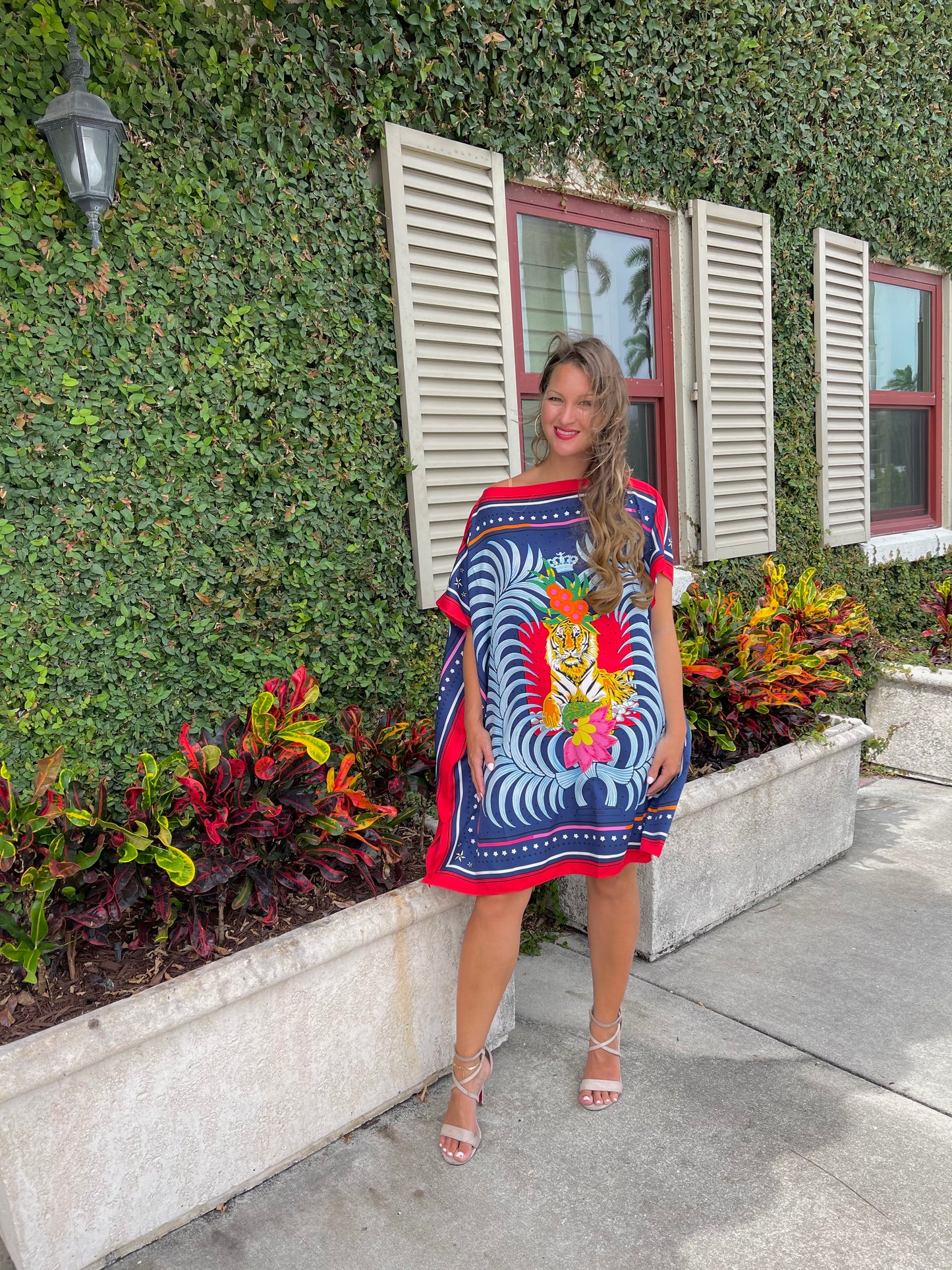 Caftan Navy Lion / Wholesale - Stacy Bradley Design