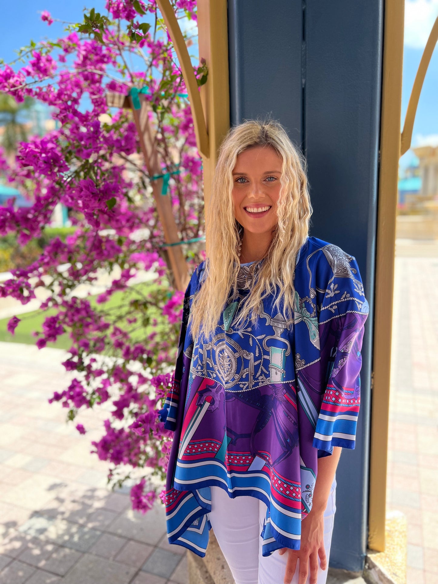 Tunic Purple and Blue/ Wholesale - Stacy Bradley Design
