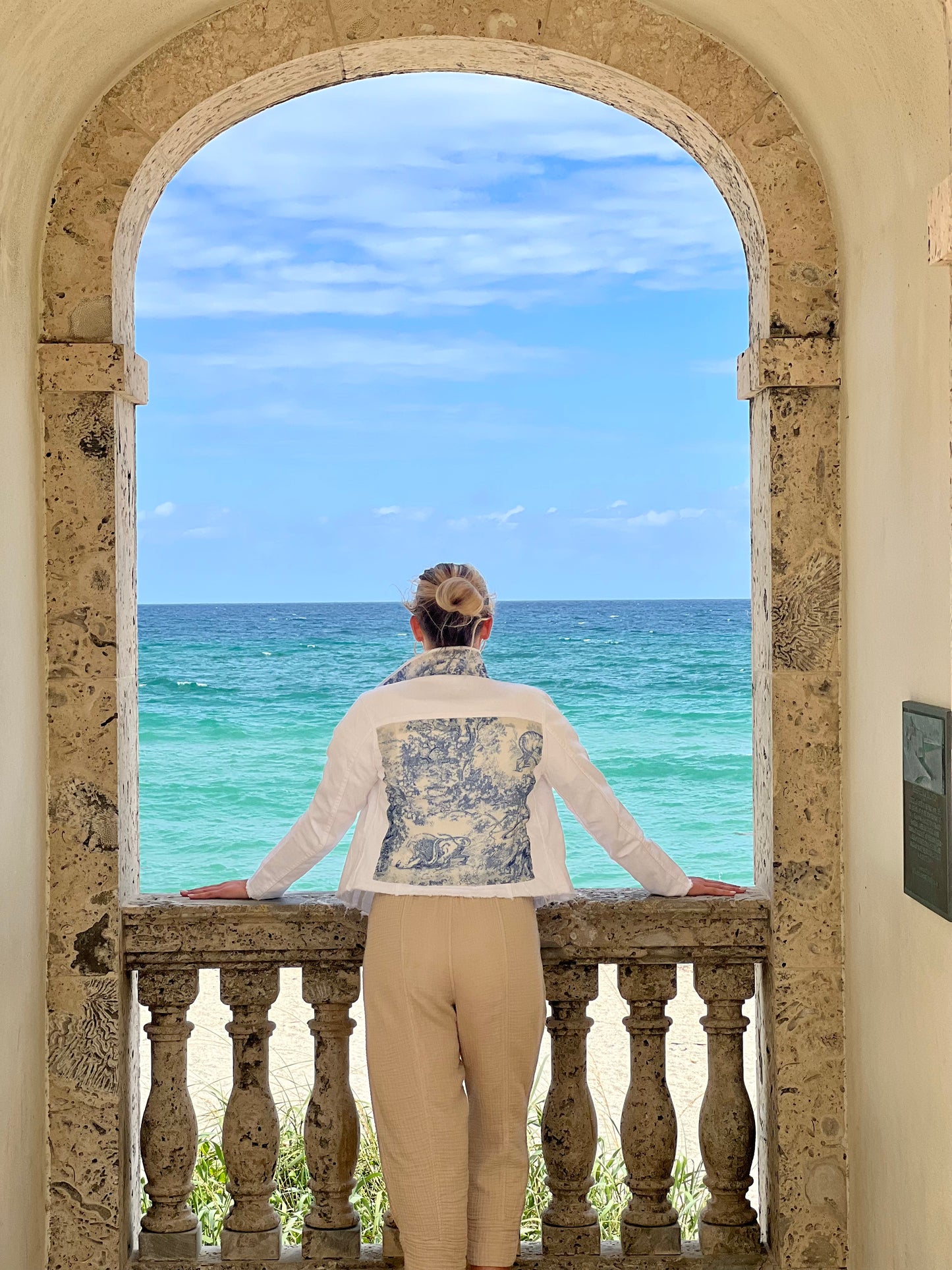 The White Denim Jacket / Totally Toile - Stacy Bradley Design