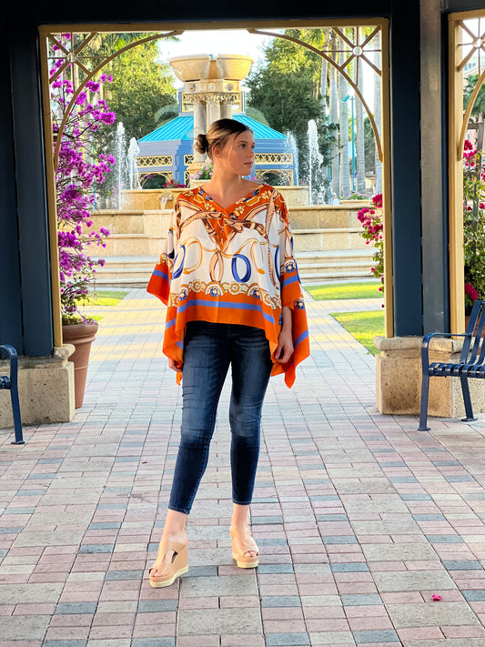 Tunic / Orange Straps/ Wholesale - Stacy Bradley Design