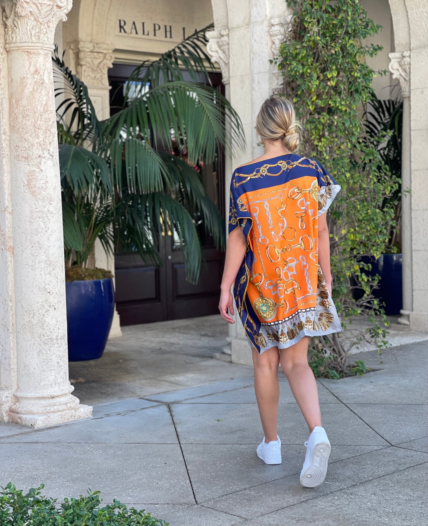 Caftan Orange and Blue Bit / Wholesale - Stacy Bradley Design