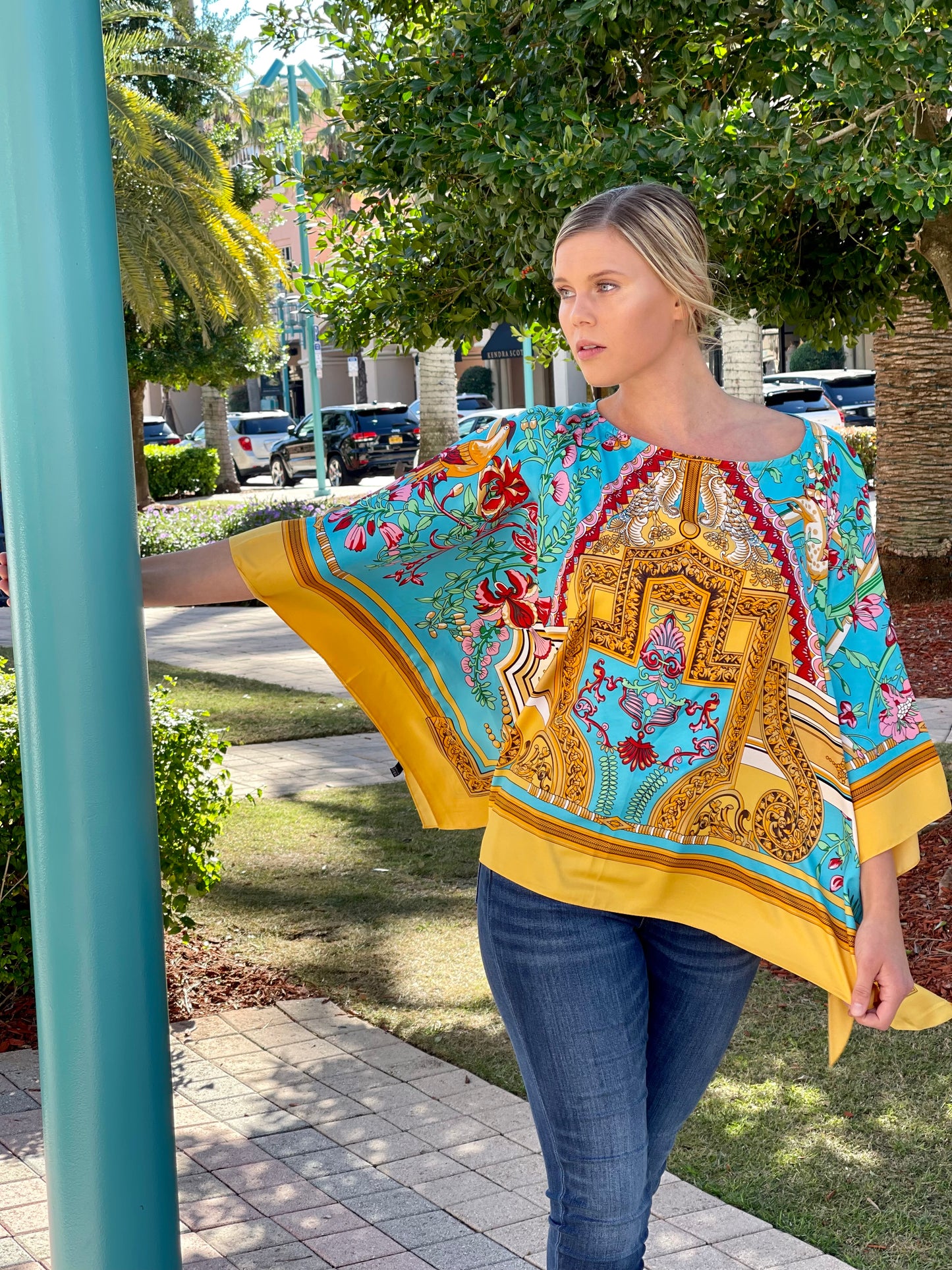 Tunic Golden Teal - Stacy Bradley Design