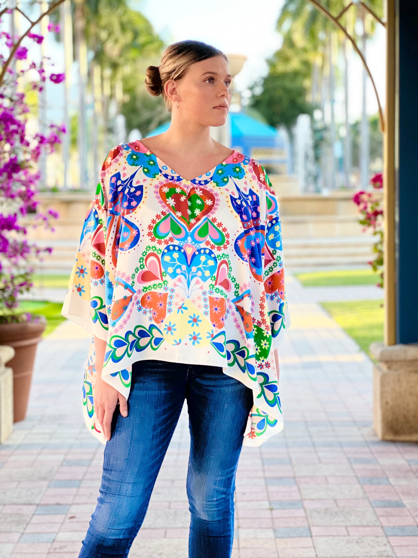Tunic / Hearts of Color/Wholesale - Stacy Bradley Design