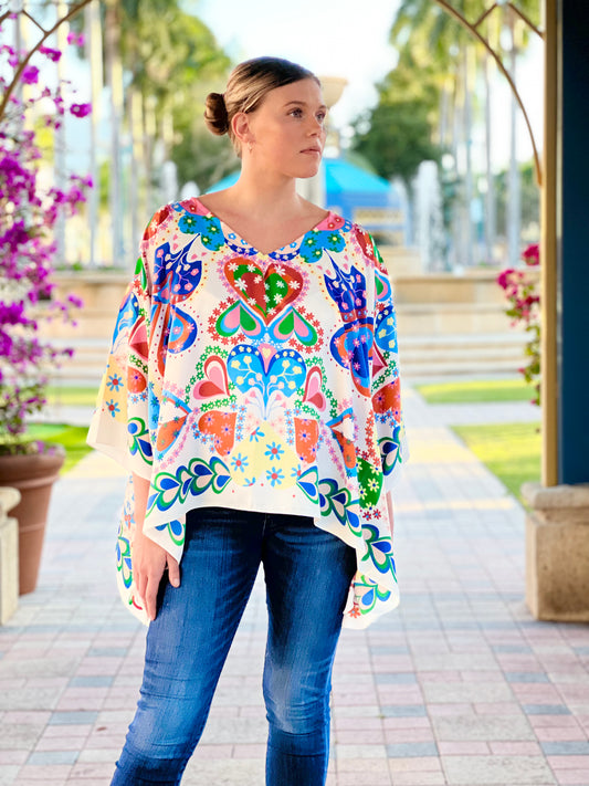 Tunic / Hearts of Color/Wholesale - Stacy Bradley Design