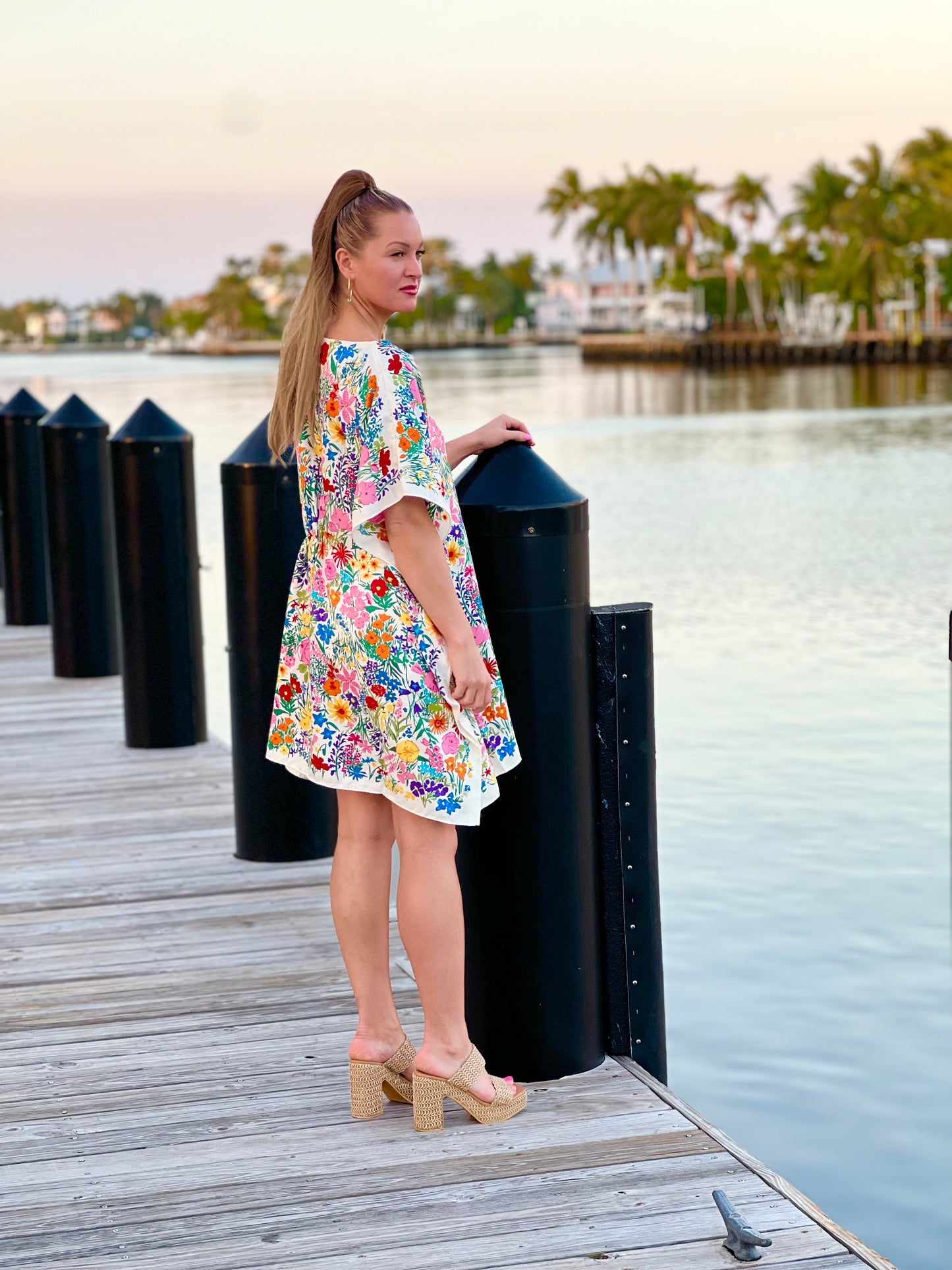 Caftan / Field of Flowers /Wholesale - Stacy Bradley Design