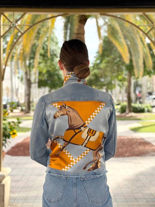 The Light Denim Jacket / Silk & Saddle