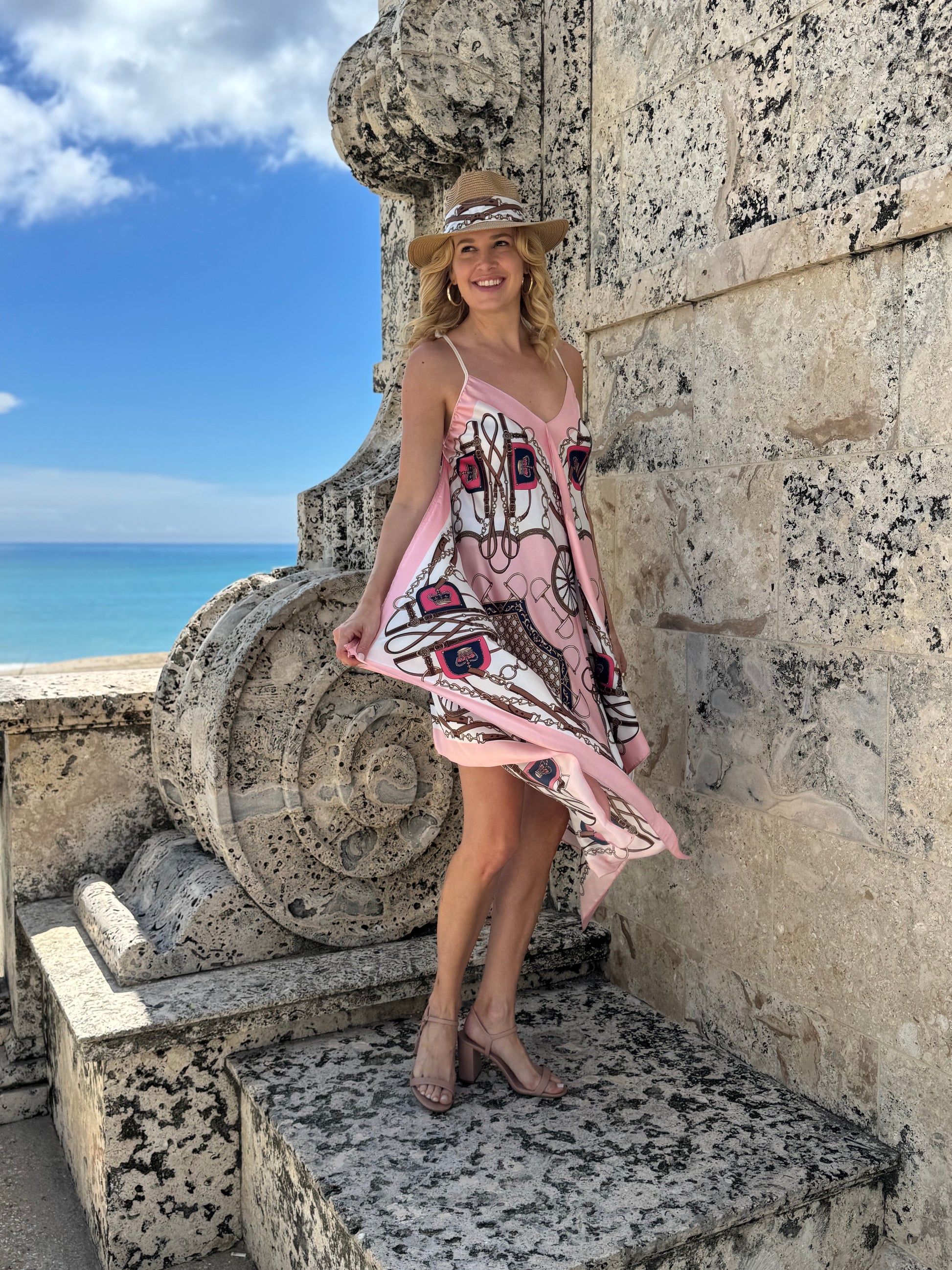 Silk Dress / Blush Bit - Stacy Bradley Design