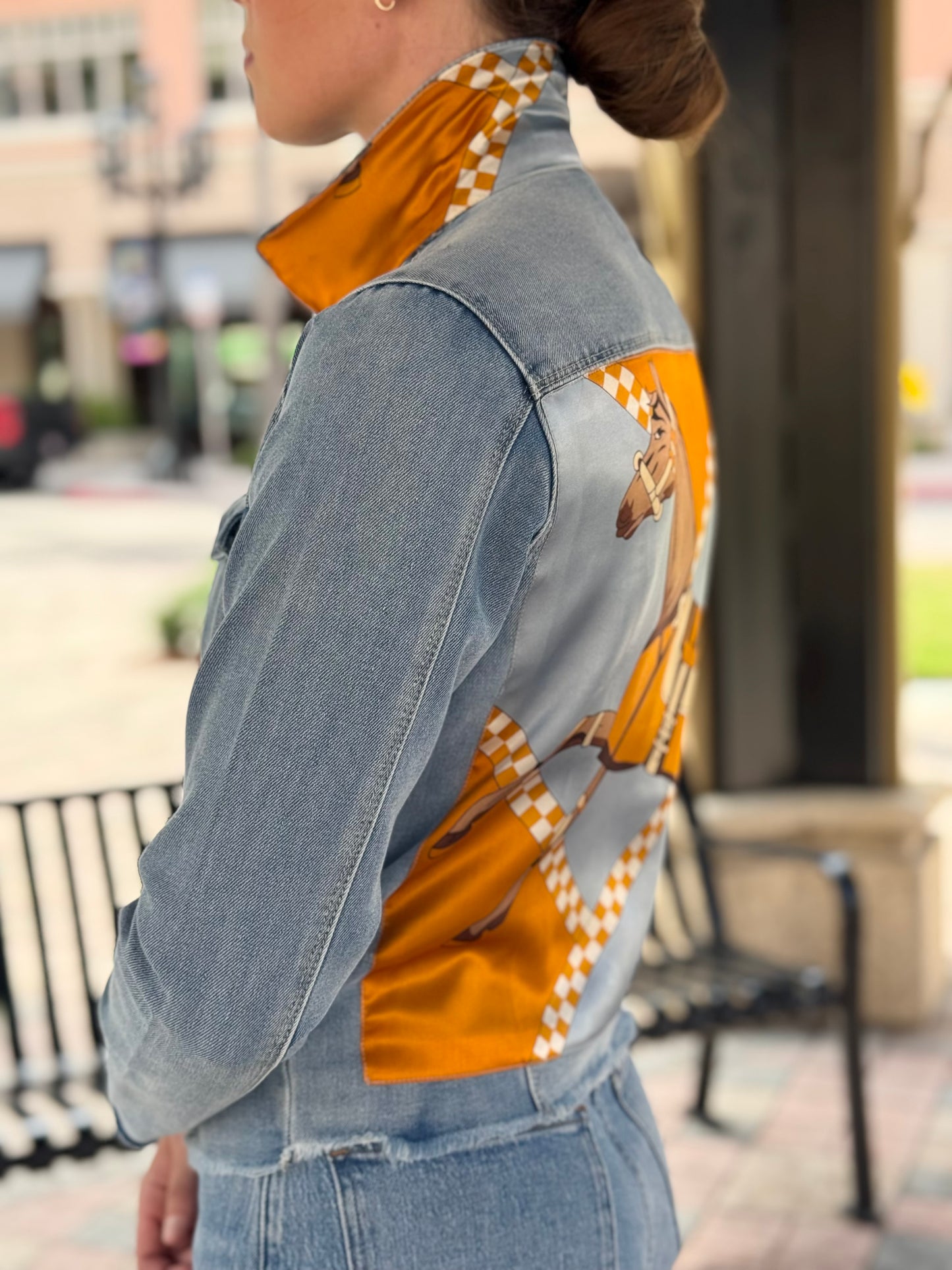 The Light Denim Jacket / Silk & Saddle