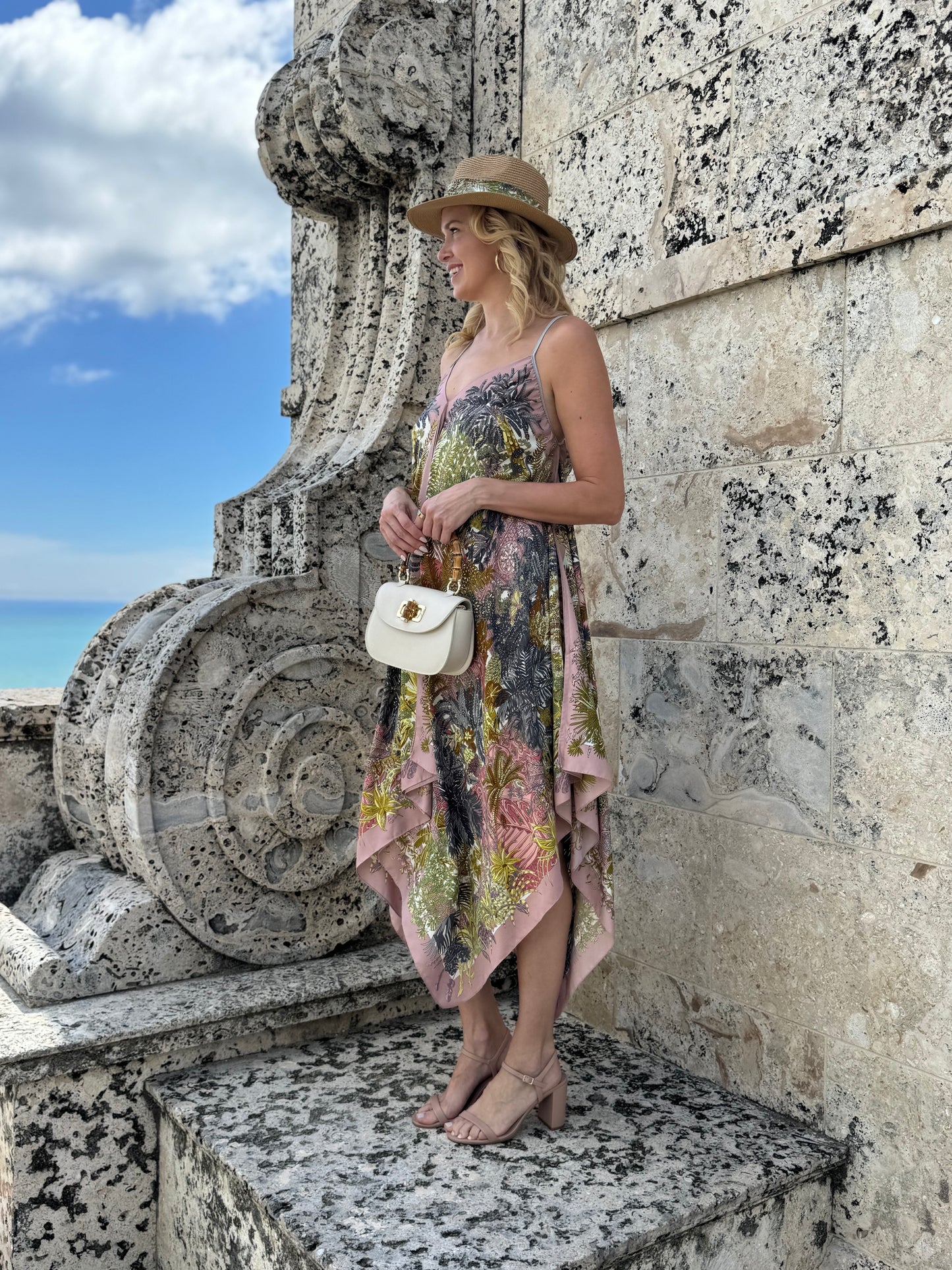 Silk Dress / Fall of Mauve - Stacy Bradley Design
