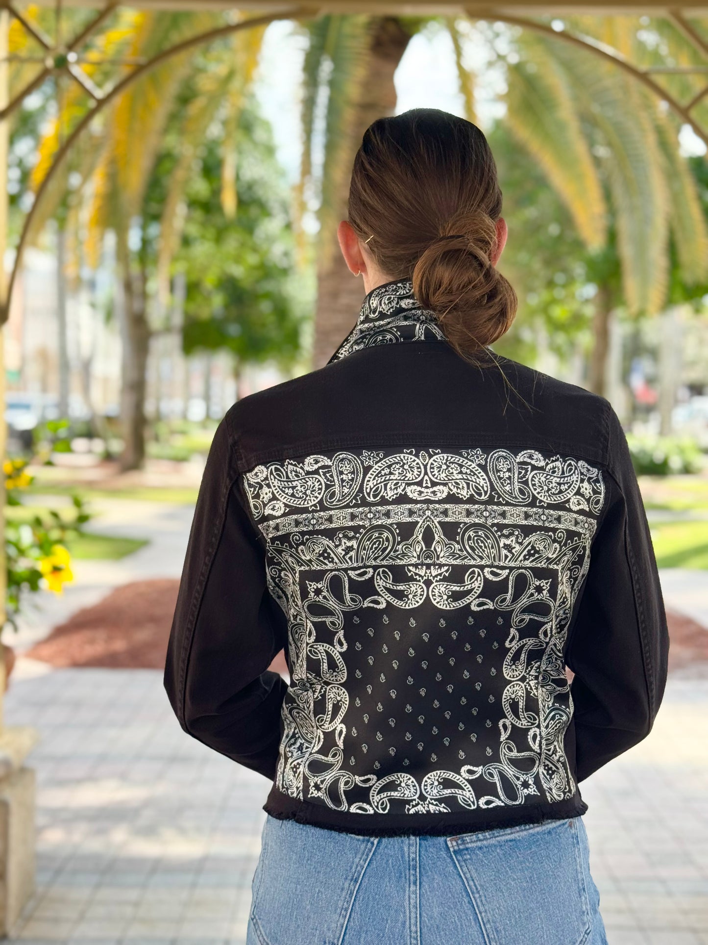 The Black Denim Jacket / Let’s Do Western / Black