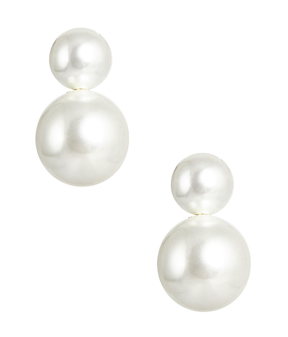 Audrey - Double Pearl earrings - Belle of  the Ball - Stacy Bradley Design