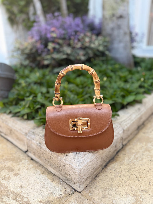 Purse / Como Crossbody Italian Leather / Brown