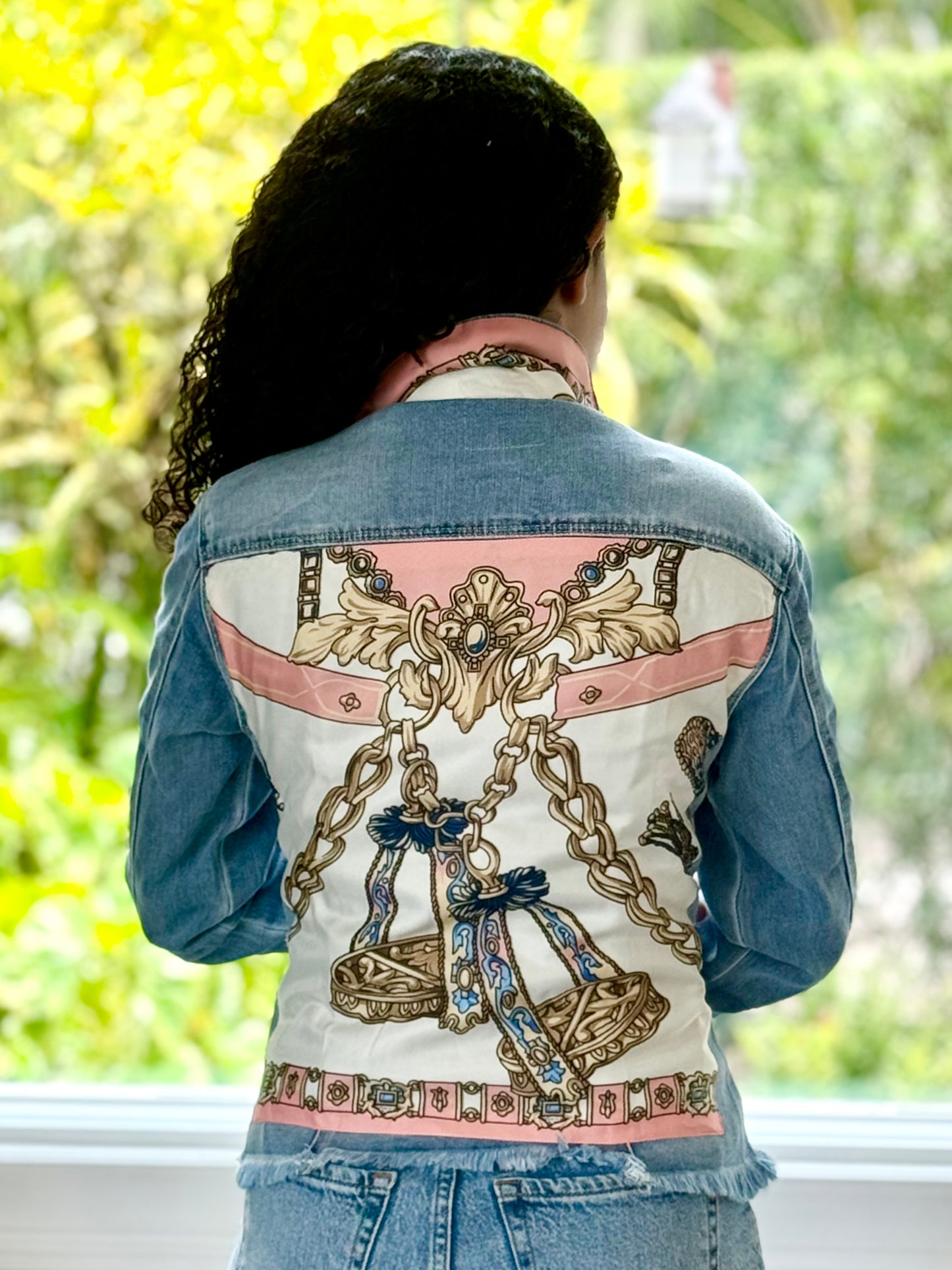 The Light Denim Jacket / Blush and Gold - LIMITED EDITION