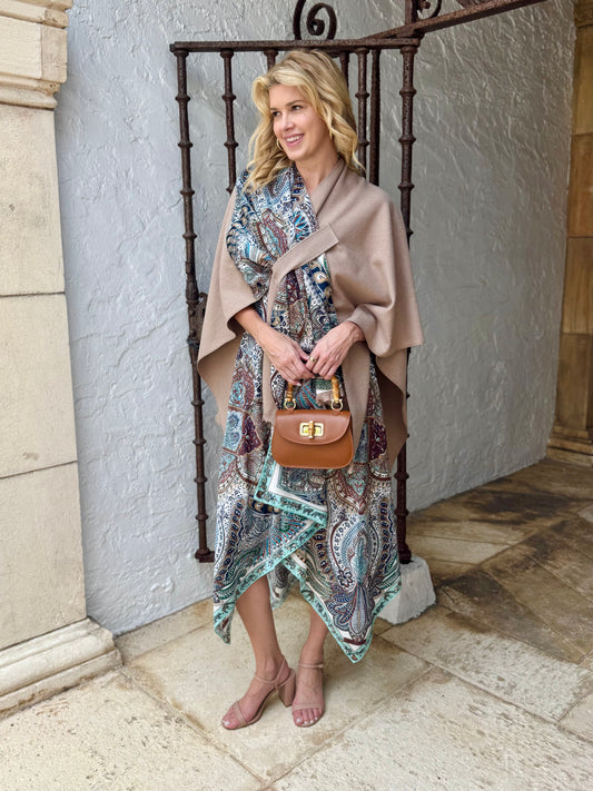 Purse / Como Crossbody Italian Leather / Brown - Stacy Bradley Design