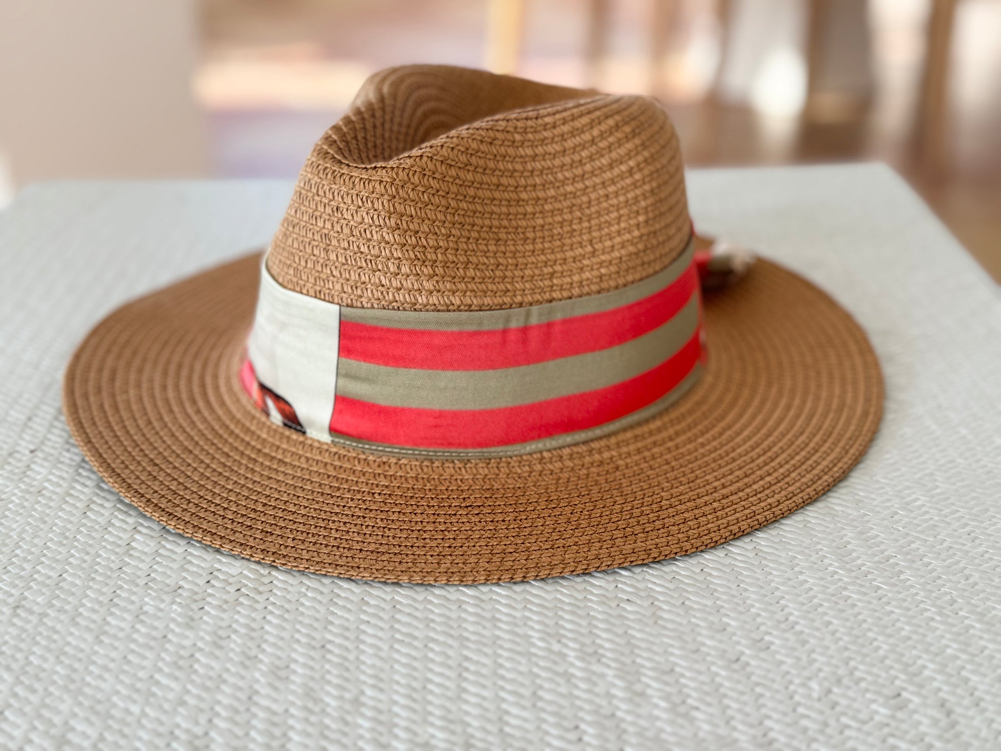 Hat / Sage and Coral Horse - Stacy Bradley Design