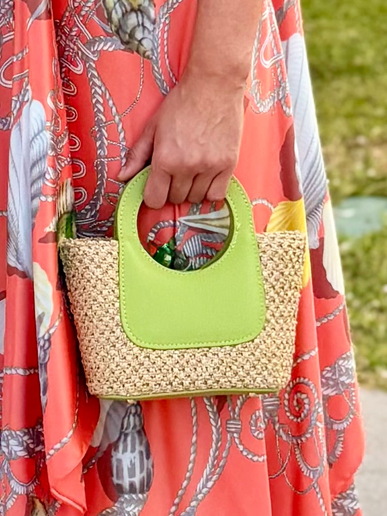 Purse / Turin Crossbody Italian Leather / Green