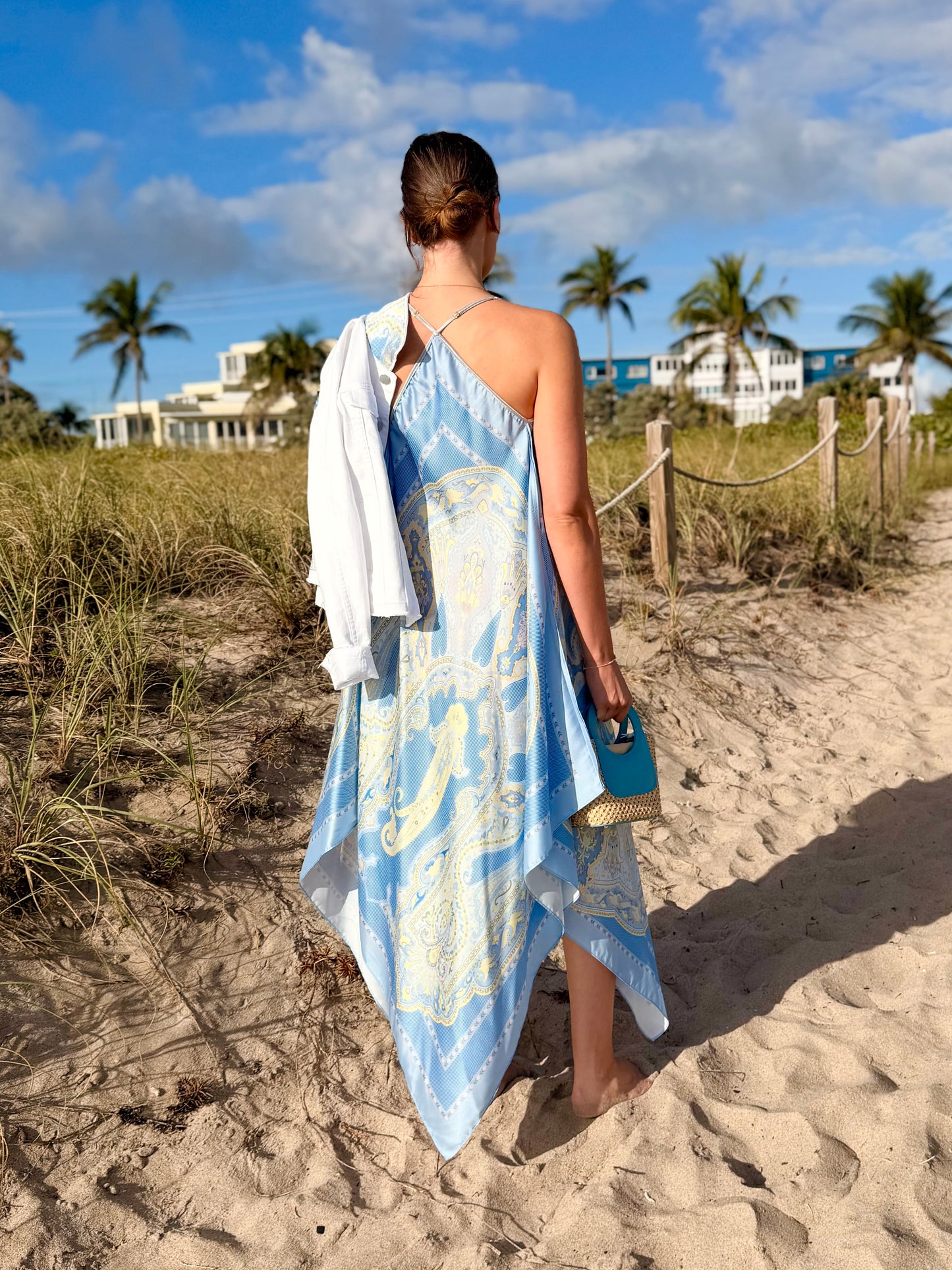 Silk Dress / Serenity Garden