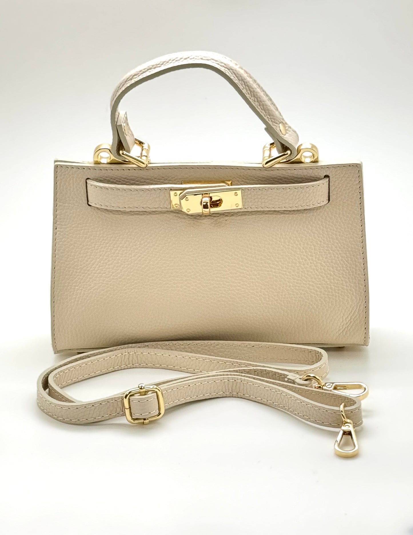 Purse / Capri Italian Leather / Beige