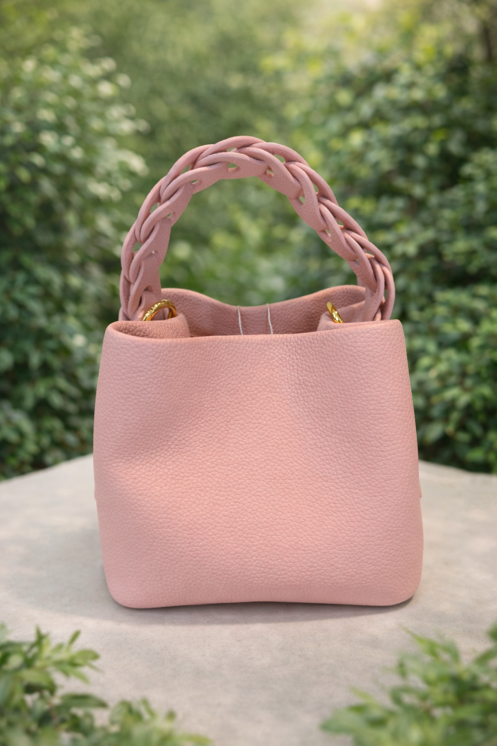 Purse / Braided Mini / Pink - Stacy Bradley Design