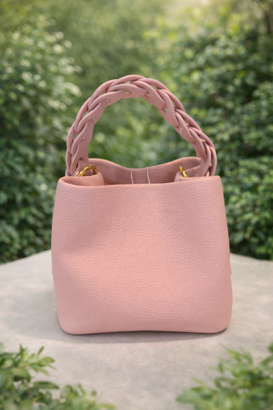 Purse / Braided Mini / Pink - Stacy Bradley Design