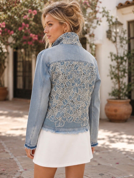 The Light Denim Jacket / Denim Lace