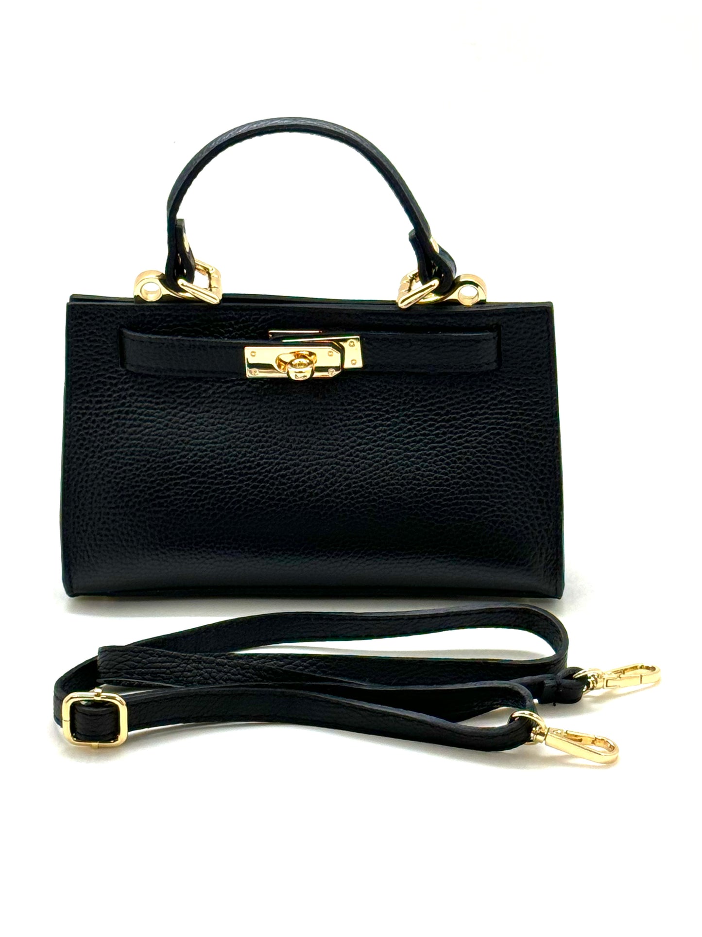 Purse / Capri Italian Leather / Black