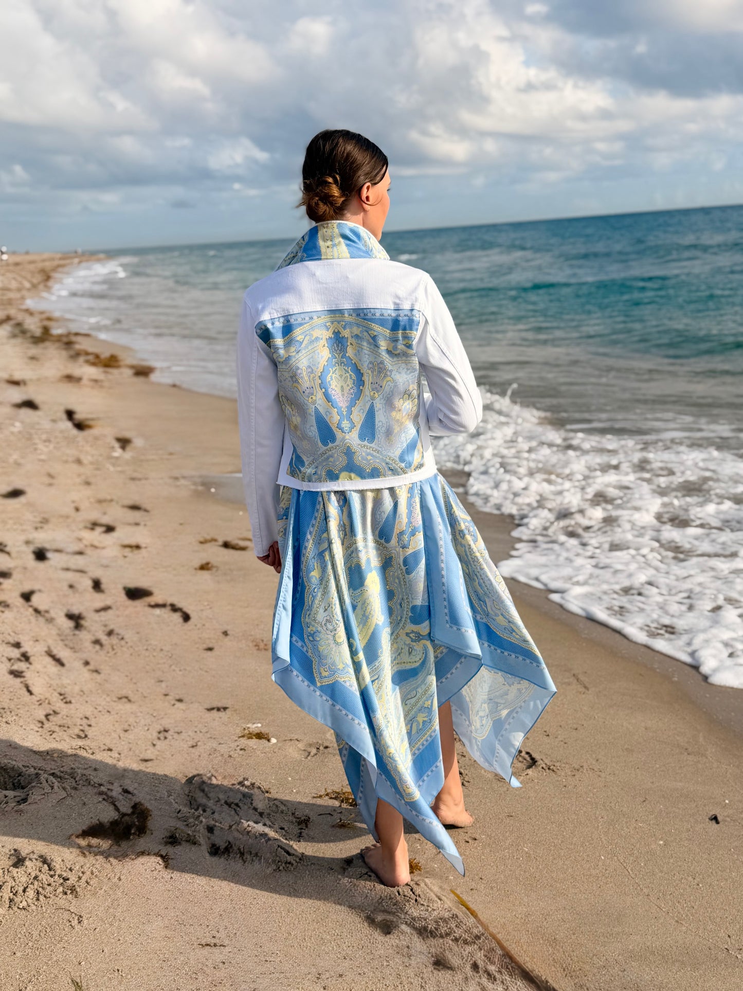 Silk Dress / Serenity Garden